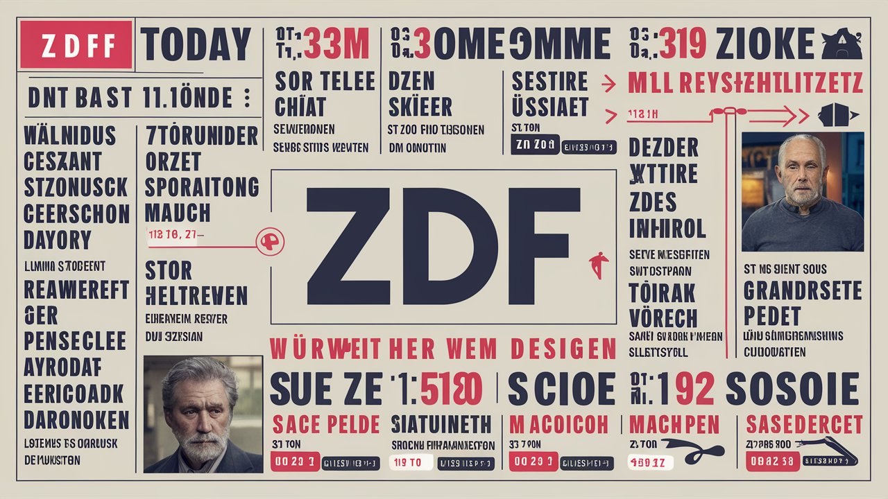 zdf fernsehprogramm heute